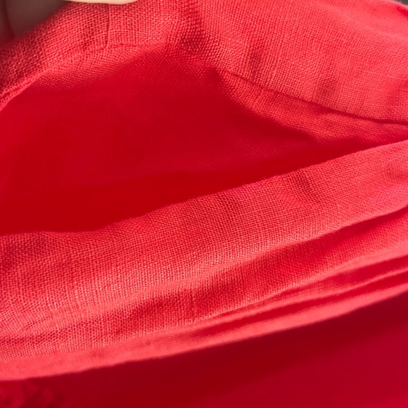 Left On Friday Half Day Ruffle Tier Linen Dress - Picture 8 of 15